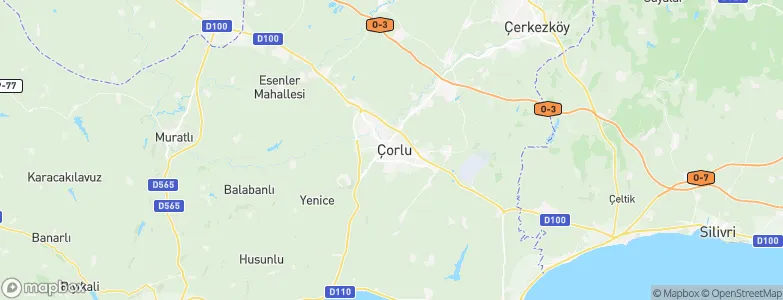 Çorlu, Turkey Map