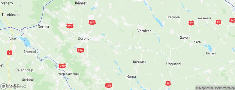 Corlăteni, Romania Map