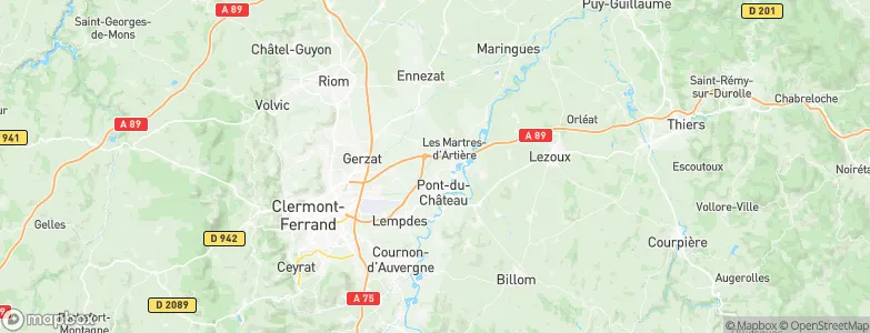 Cormède, France Map