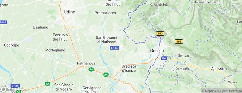 Cormons, Italy Map