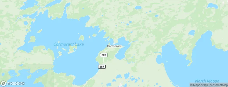 Cormorant, Canada Map