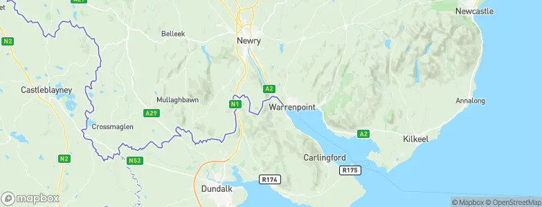 Cornamucklagh, Ireland Map