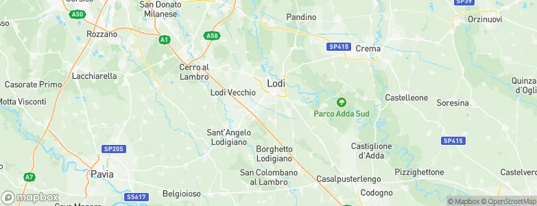 Cornegliano Laudense, Italy Map