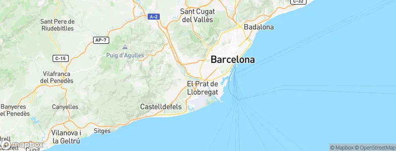 Cornellà de Llobregat, Spain Map