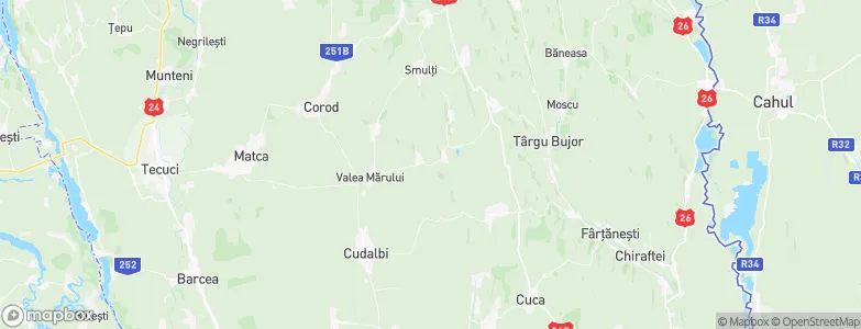 Corni, Romania Map