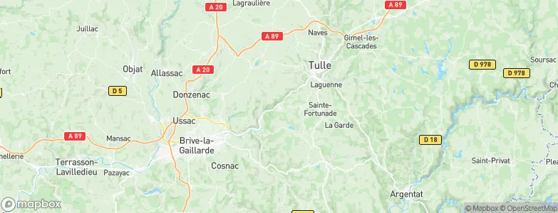 Cornil, France Map