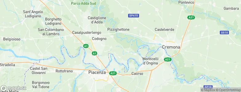 Cornovecchio, Italy Map