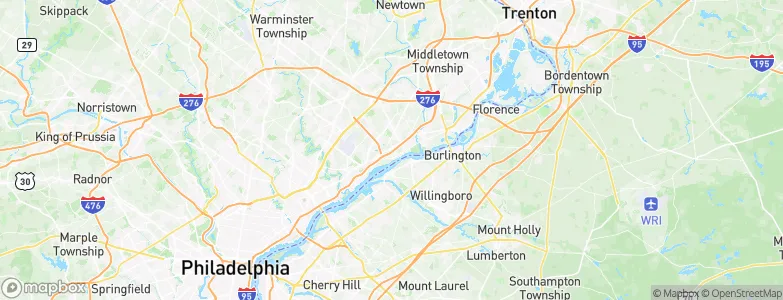 Cornwells Heights, United States Map