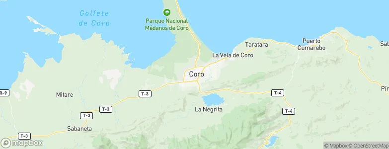 Coro, Venezuela Map