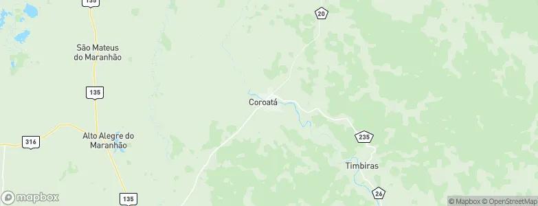 Coroatá, Brazil Map