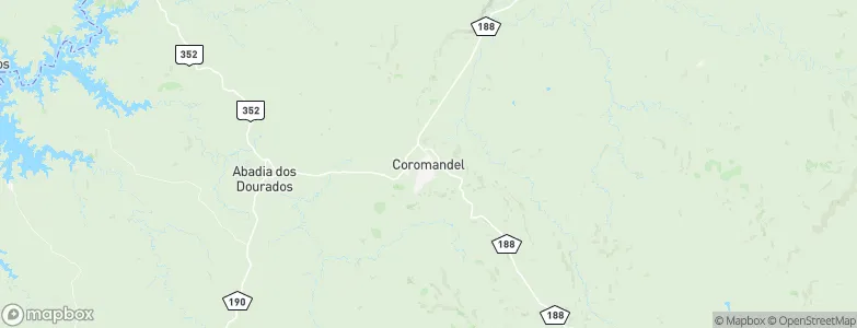 Coromandel, Brazil Map