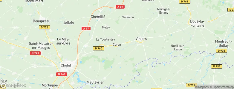 Coron, France Map