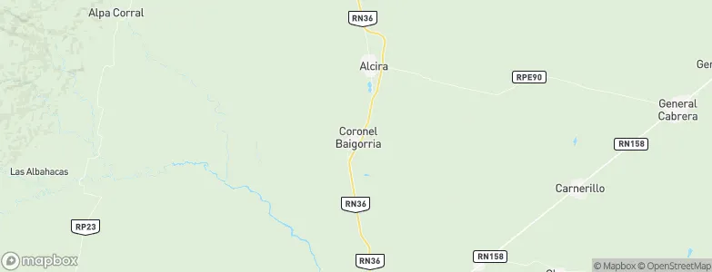 Coronel Baigorria, Argentina Map