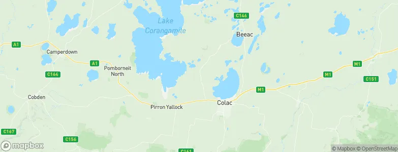 Cororooke, Australia Map