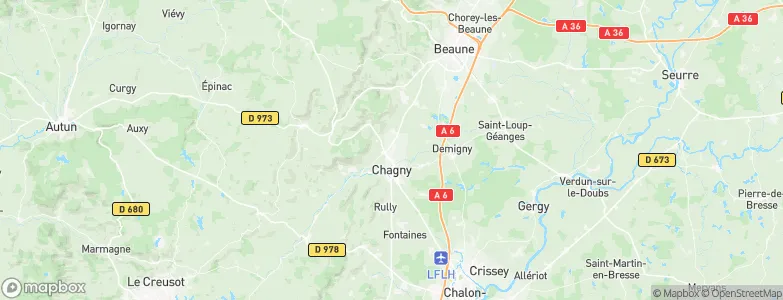 Corpeau, France Map