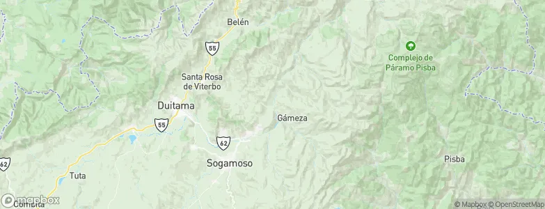 Corrales, Colombia Map