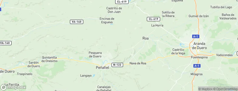 Corrales de Duero, Spain Map