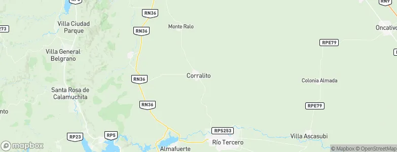 Corralito, Argentina Map