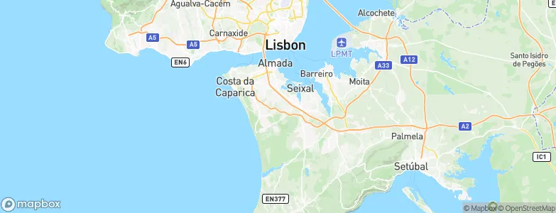 Corroios, Portugal Map
