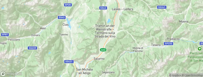 Cortaccia sulla Strada del Vino, Italy Map