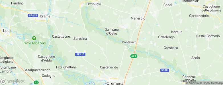 Corte de' Cortesi con Cignone, Italy Map