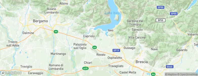 Corte Franca, Italy Map