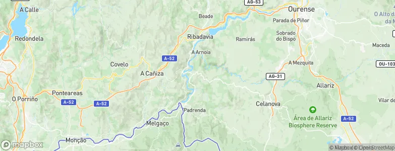 Cortegada, Spain Map