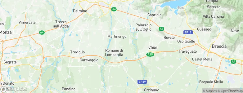 Cortenuova, Italy Map