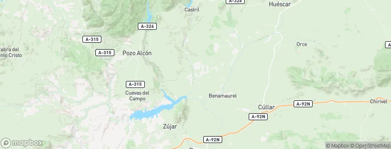 Cortes de Baza, Spain Map