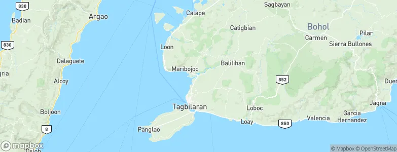Cortes, Philippines Map