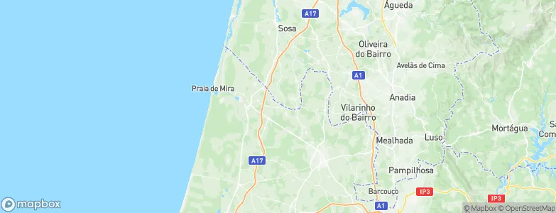 Corticeiro de Cima, Portugal Map