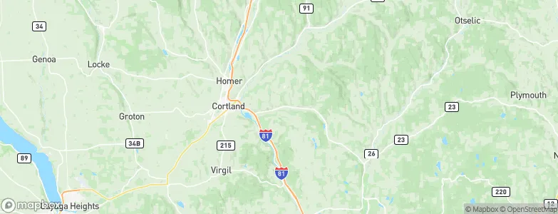 Cortland, United States Map