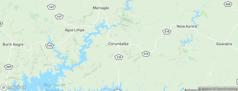 Corumbaíba, Brazil Map