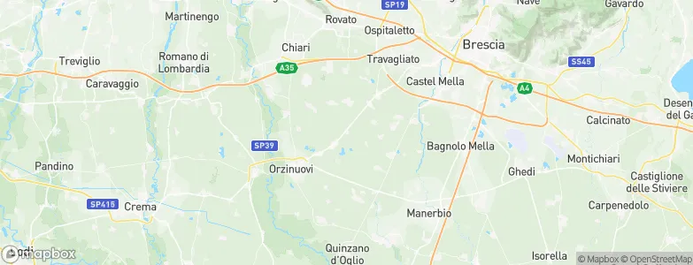 Corzano, Italy Map