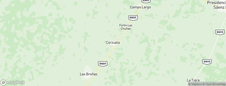 Corzuela, Argentina Map