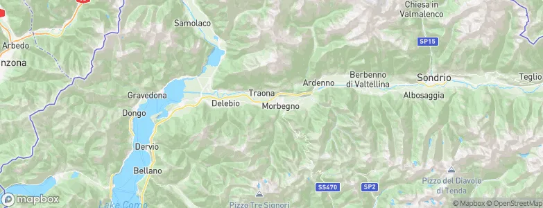 Cosio Valtellino, Italy Map