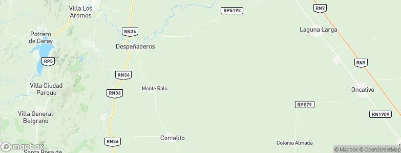 Cosme Sud, Argentina Map