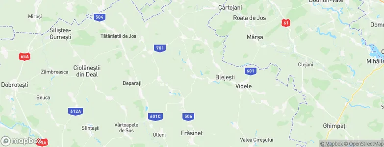 Cosmeşti, Romania Map