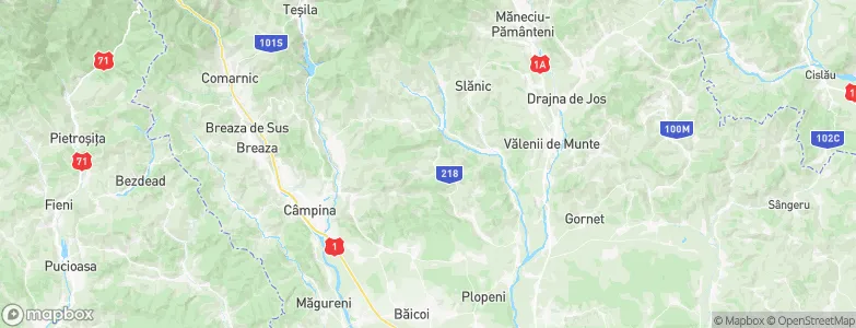Cosmina de Sus, Romania Map