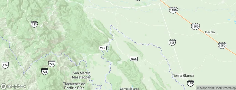Cosolapa, Mexico Map