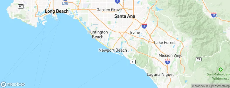 Costa Mesa, United States Map