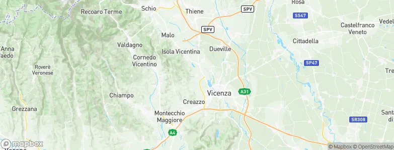 Costabissara, Italy Map