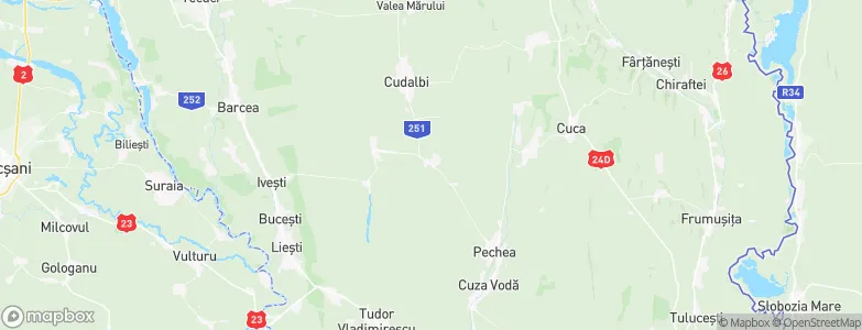 Costache Negri, Romania Map