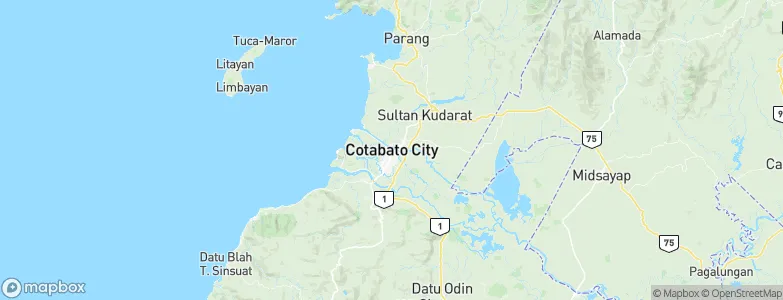 Cotabato City, Philippines Map