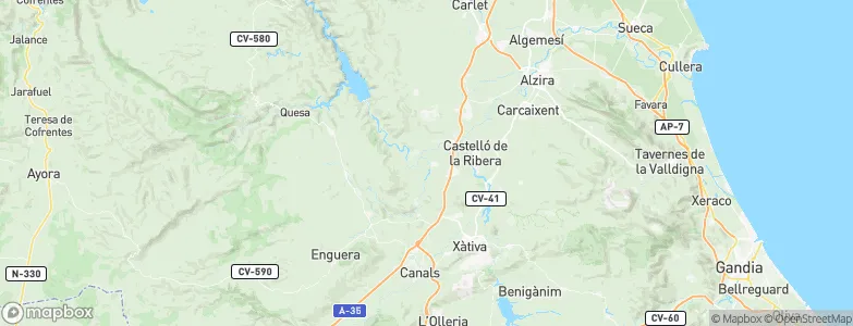 Cotes, Spain Map