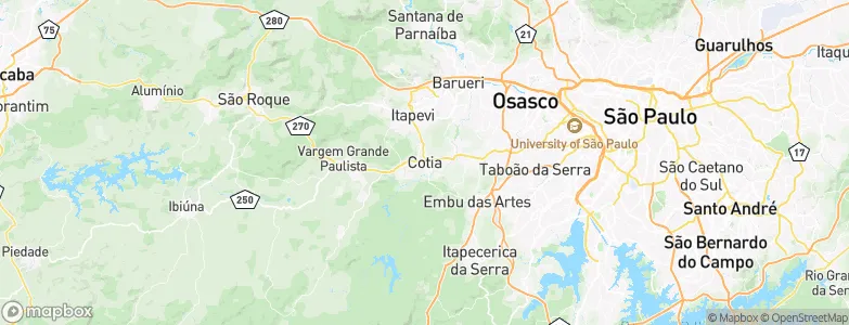 Cotia, Brazil Map