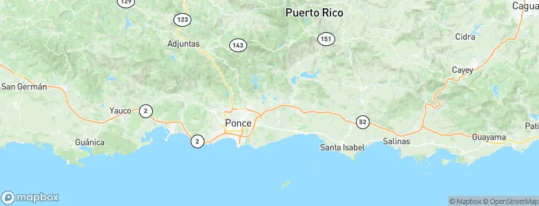 Coto Laurel, Puerto Rico Map