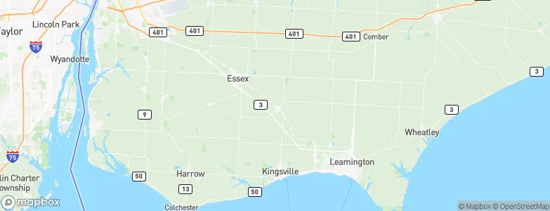 Cottam, Canada Map
