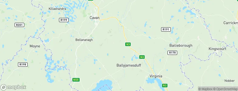 County Cavan, Ireland Map