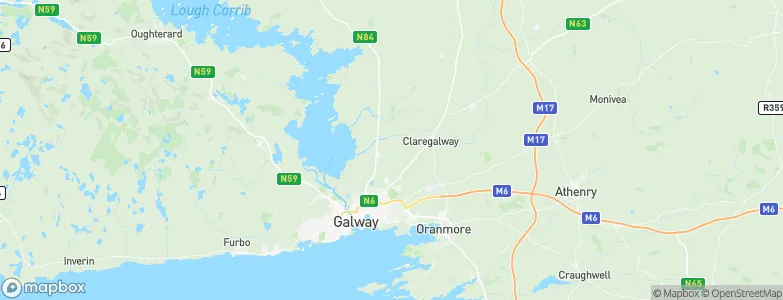 County Galway, Ireland Map